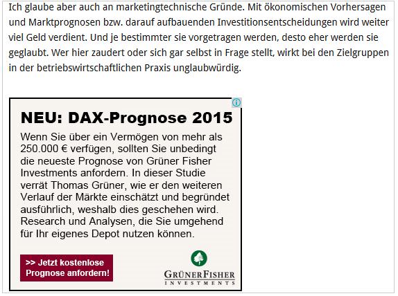 Dax Prognose Bloglog