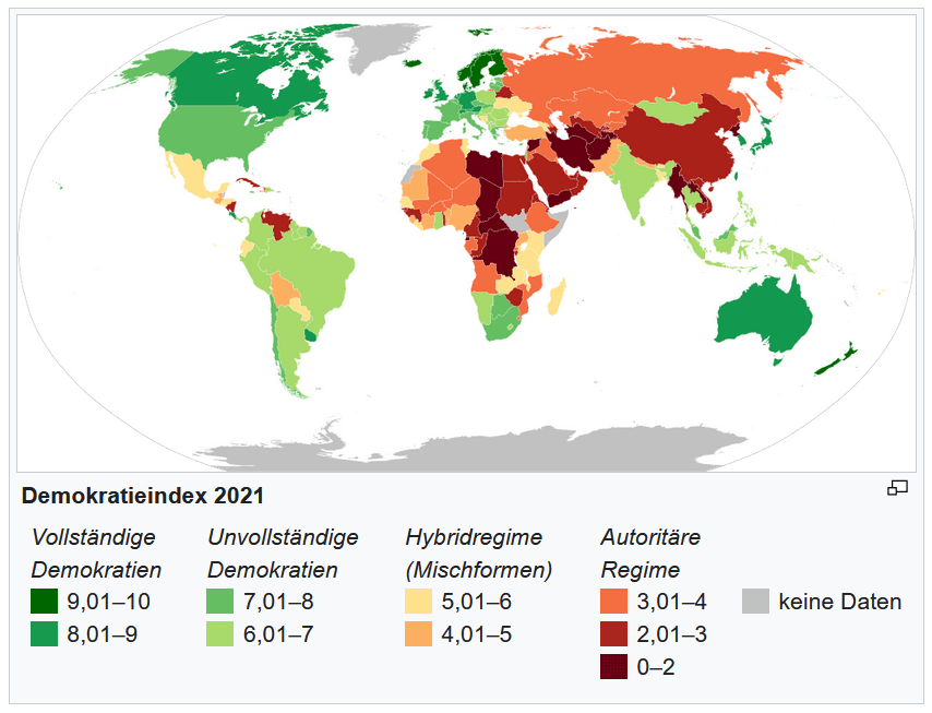 Demokratieindex 2022