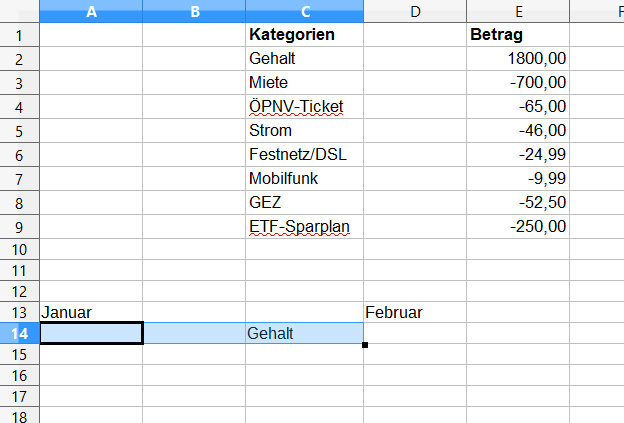 Finanzen mit Excel Teil 2