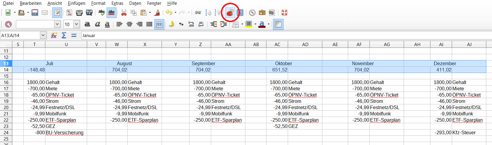 Finanzen mit Excel Teil 2