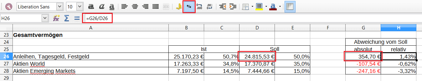 Finanzen mit Excel Teil 4