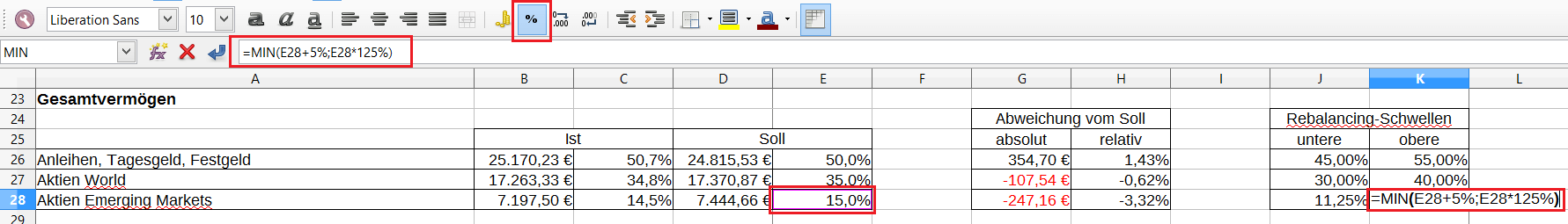 Finanzen mit Excel Teil 4