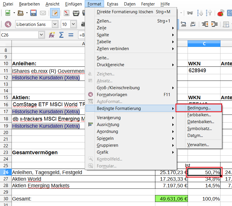 Finanzen mit Excel Teil 4